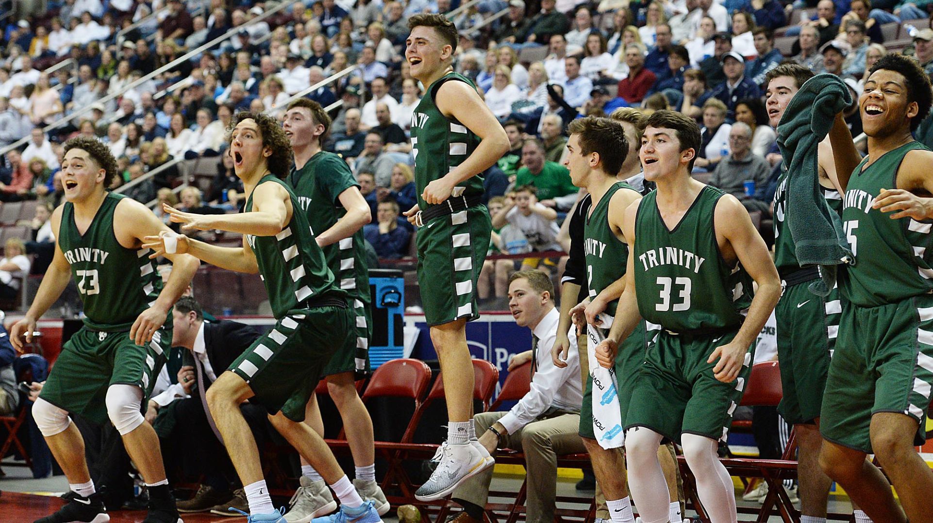 District 3 Boys Basketball: Trinity vs Kutztown